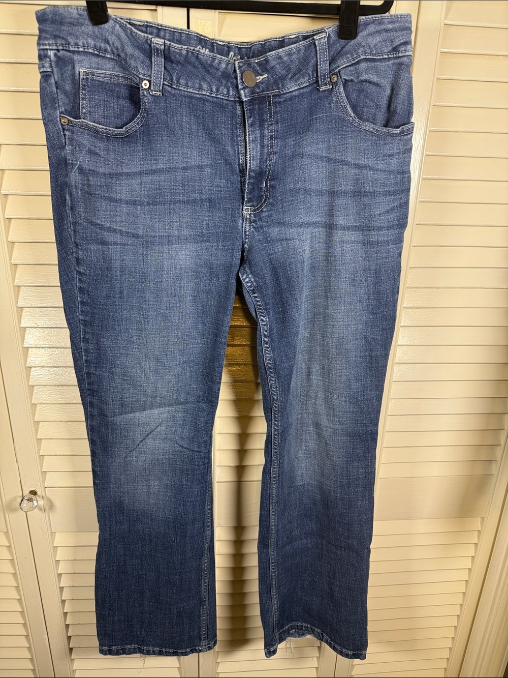 Wrangler Bootcut Jeans Blue Denim Size 20W x 32